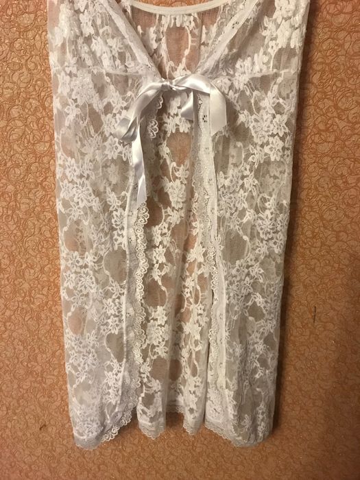 Новая белая гипюровая комбинашка very sexy, s,m,l 420 грн