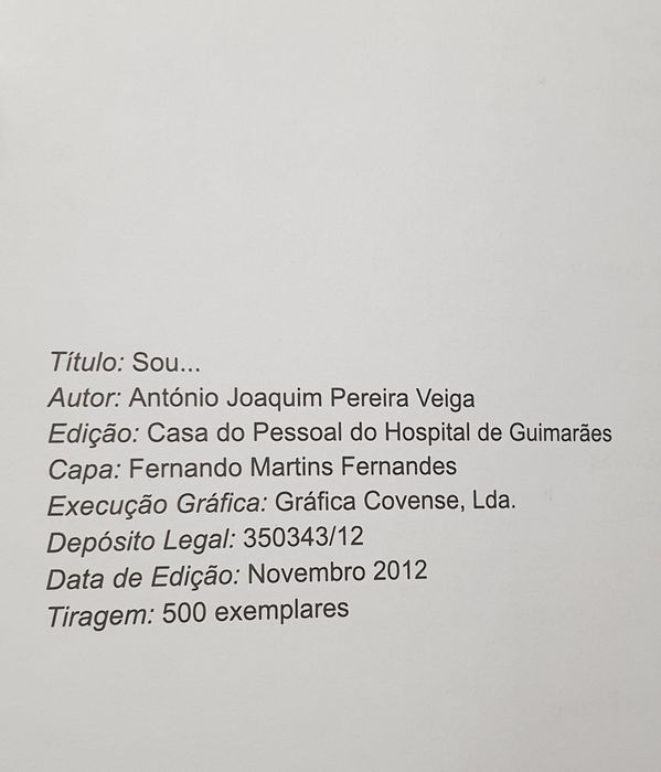 Sou... - António Joaquim Pereira  Veiga