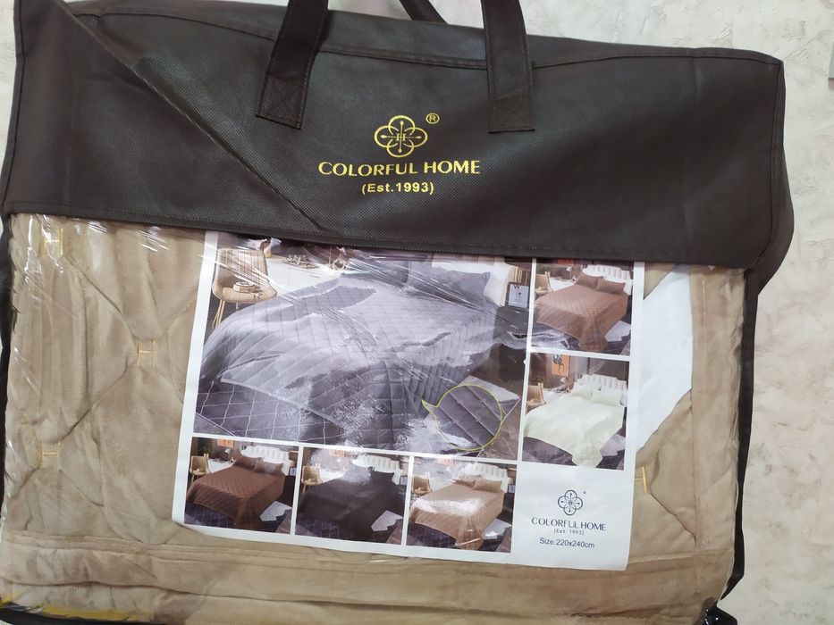 Велюрове покривало/плед на ліжко