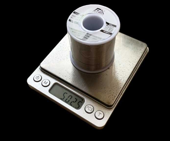 Якісний припій з флюсом Gunaisi 0.3-0.6мм 50 грм 500 грм припой