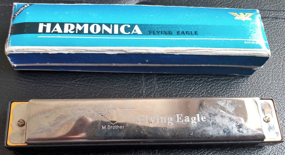 Harmónica Semi-Profissional Antiga Brinquedo