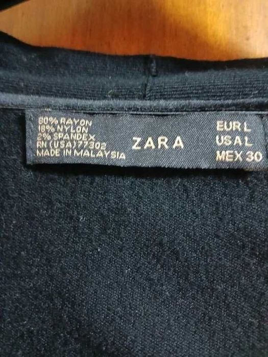 Cardigan preto - Zara