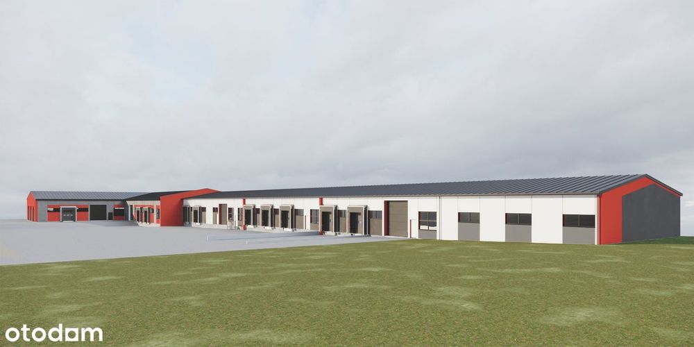 Wynajmę nową halę produk-magazynową 613m2 z możliwością rozb do 1425m2