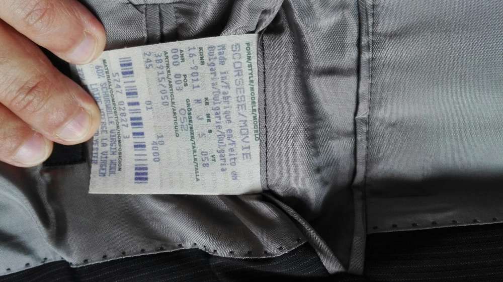 Fato Hugo Boss modelo Scorsese tam. 52