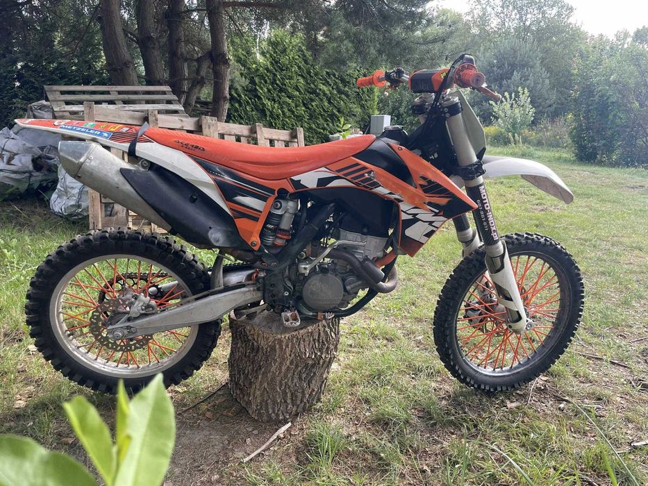 PO REMONCIE 3,5mth KTM 250 SX-F 2012 gratis 2opony ZAMIANA