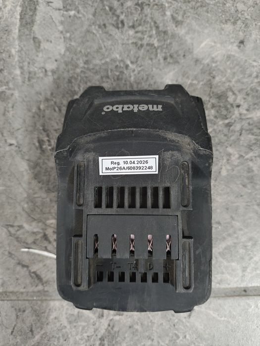 Bateria Metabo 18V 5Ah po regeneracji