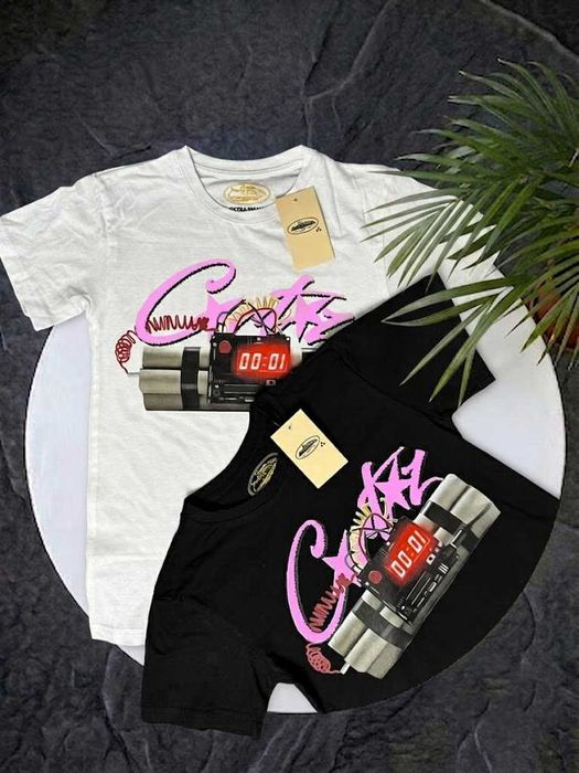 Большой Принт Corteiz x Supreme • Новая Футболка Кортез Суприм Колоборация • XS S M L XL XXL