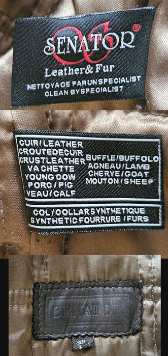 Шкіряна куртка Senator розмір L (59/90) високої якості. Турція кожанка