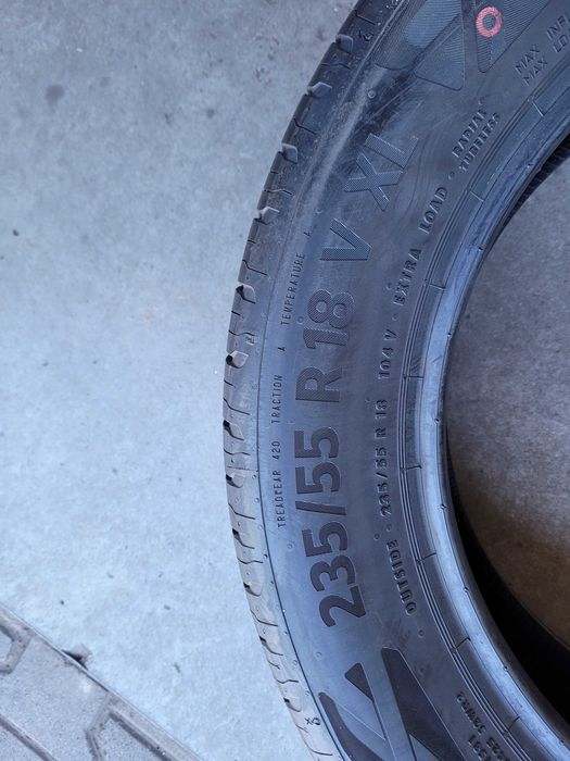 Opony Continetal 235/ 55 18 lato 4 sztuki Nowe demo