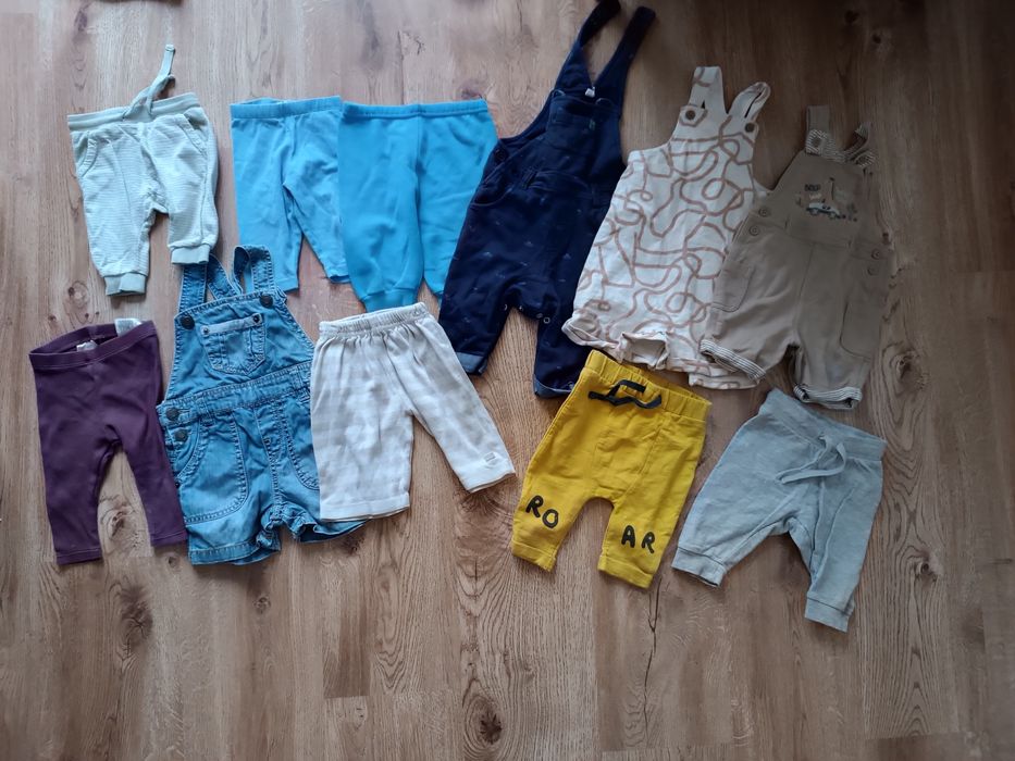 Zestaw spodni niemowlęcych, 11 sztuk, 56-62