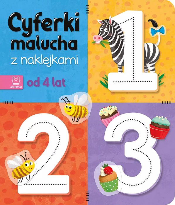 Cyferki malucha z naklejkami. Od 4 lat. Aksjomat