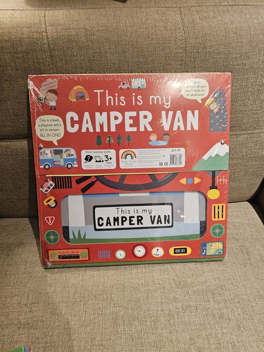 This is my camper van - book, playmat, vehicle książka dla dzieci