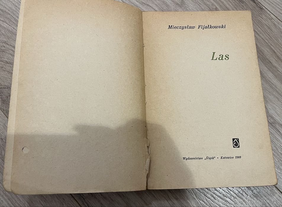 Mieczysław Fijałkowski - Las, stara książka