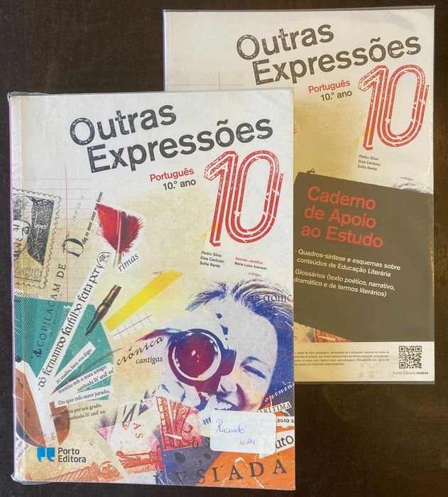 Livros Escolares encadernados 10 Ano - iTeen 10 - Novo 10F e 10Q - Outras Expressões - Pensar