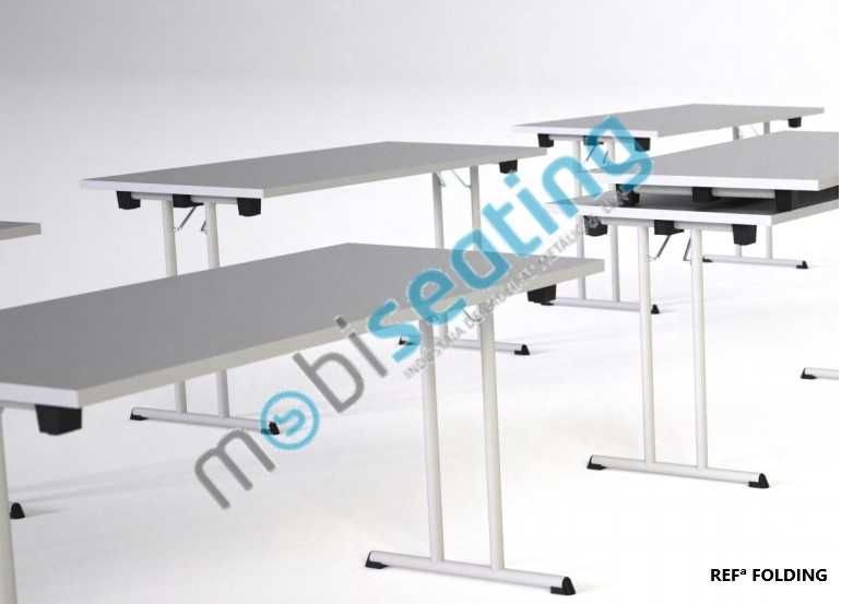 ADJUSTABLE FOLDING TABLE WITH FOLDABLE LEGS AND STACKABLE DESIGN64740611345793122