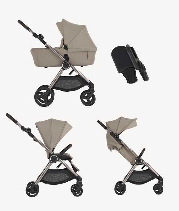 Wózek wielofunkcyjny 6w1 ANEX IQ New SANDY Beżowy OD RĘKI!