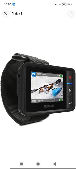 Removu R1 controlo e visão remota ao vivo para GoPro Hero4