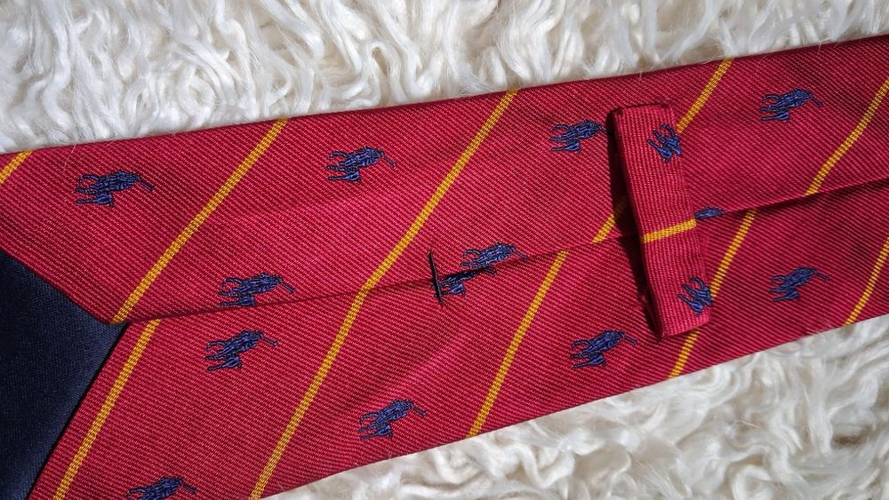 Krawat jedwab Ralph Lauren