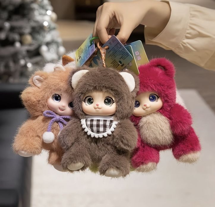 Мʼякі іграшки -брелки Cute Family з приємним ароматом