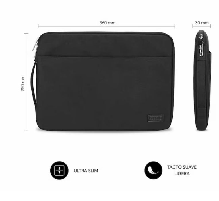 Capa para Portátil de 13,3"-14" - Preto