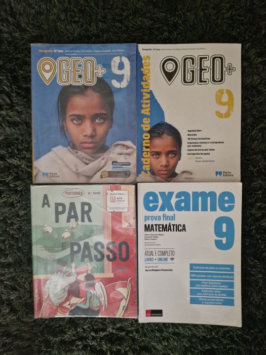 Manuais escolares  9o 10o e 11o ano