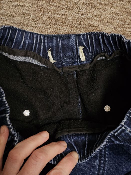 Зимові утеплені джинси на рост 140-146.