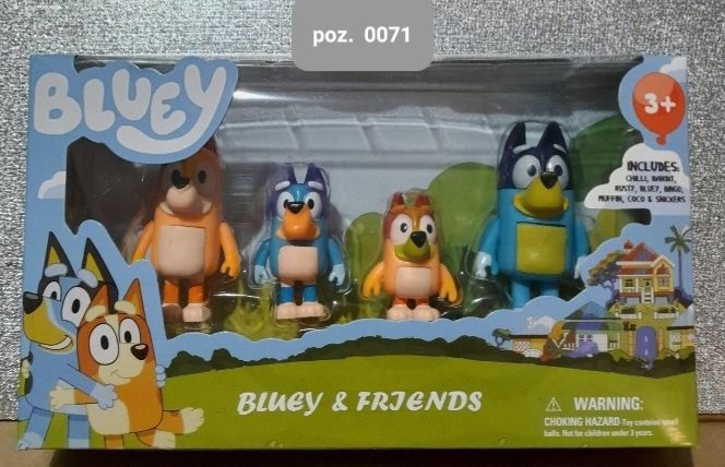 Bluey & frjends sztywne figurki