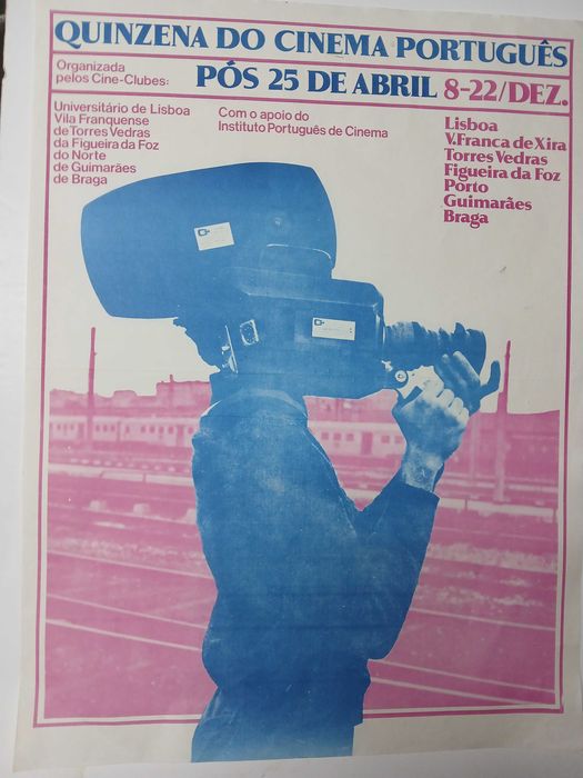 Cartazes cinema em Portugal a seguir ao abril 1974
