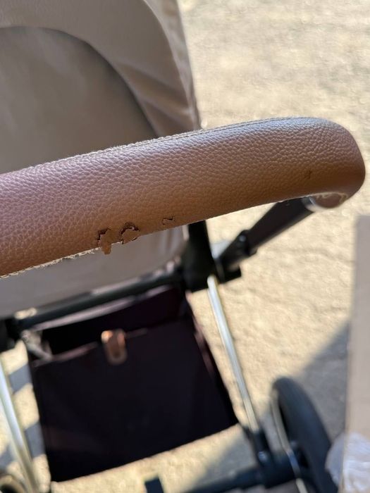 Коляска 2 В 1 Cybex Priam Platinum Lux Шасі Chrome Brown