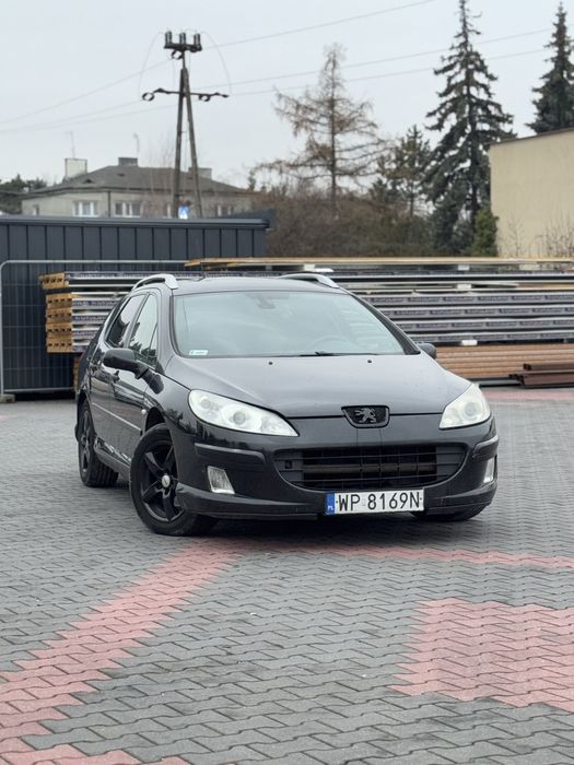 Autokomis TopCar! Peugeot 407sw. 2.0 Lpg. Sklany dach. Hak. Gwarancja!