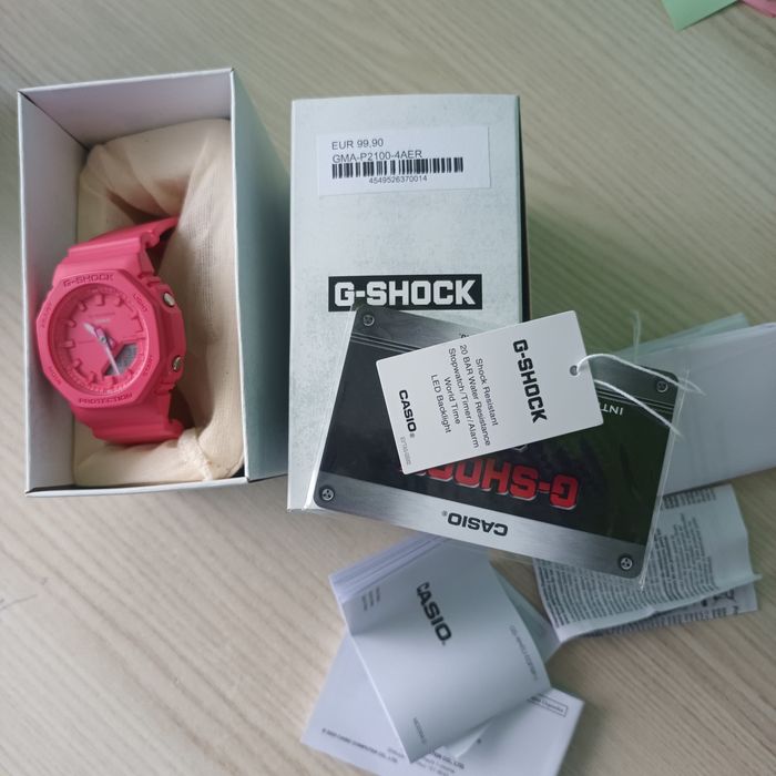 Zegarek damski Casio GMA-P2100-4AER LADY PINK G-SHOCK