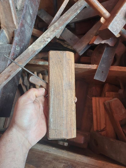 Ferramentas antigas de carpintaria