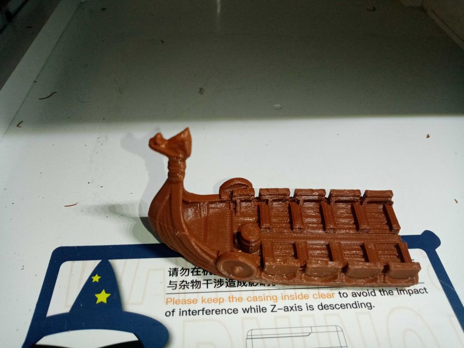 Дракар вікінгів моделька