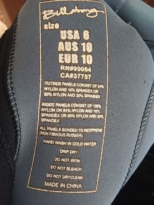 Fato de surf billabong