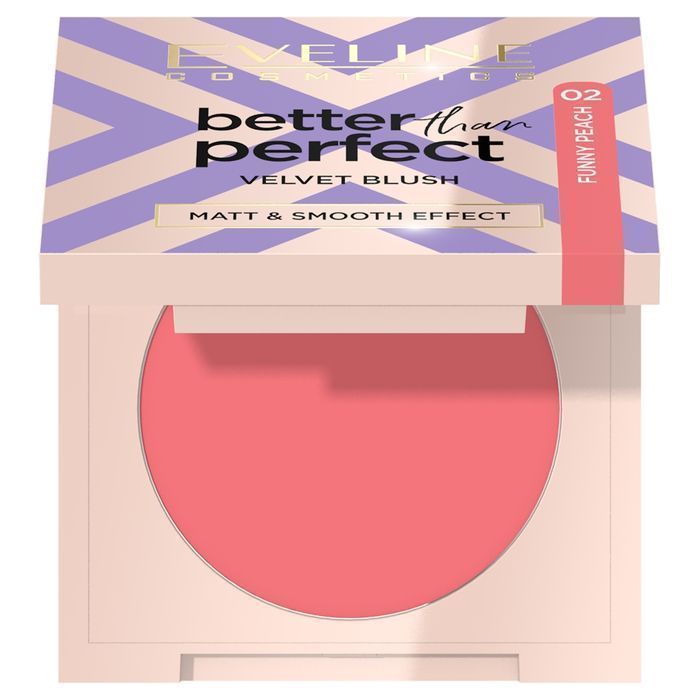 Eveline Cosmetics róż prasowany 02 Funny Peach 2.3g