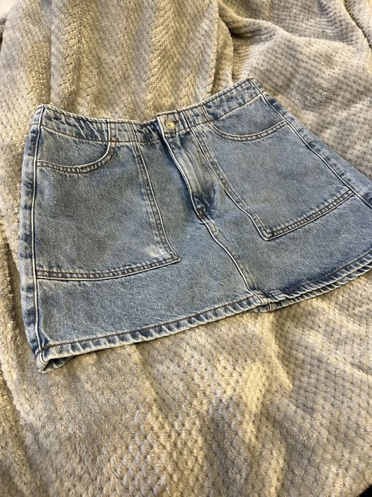 jeansowa spódniczka zara