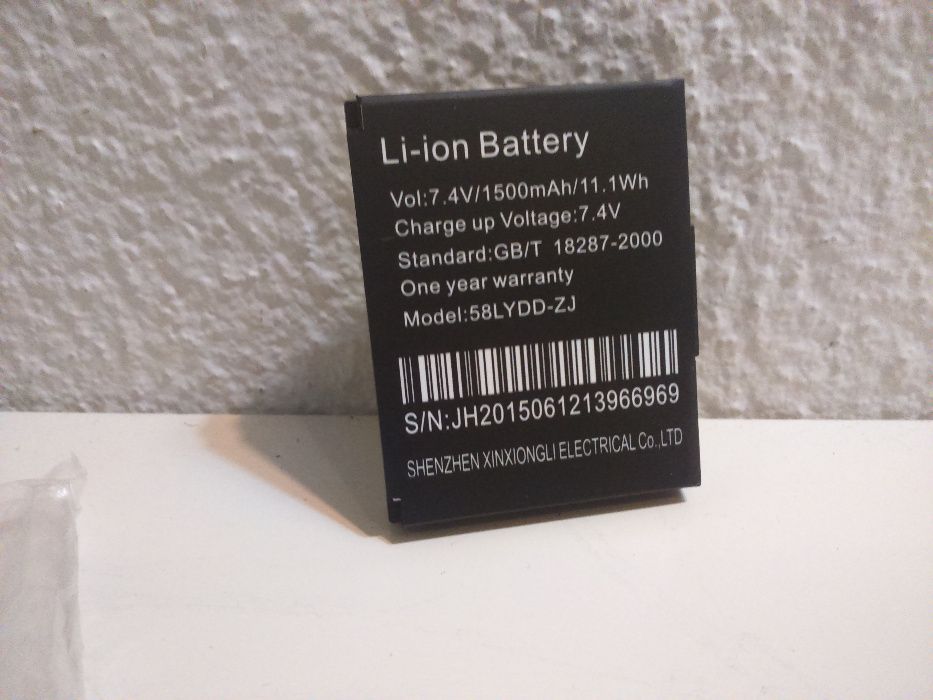 Bateria Nova Lítio 7.4V 1500mAh p/ Impressora Portátil