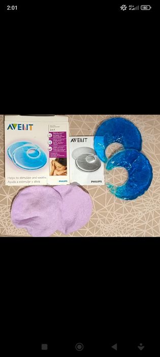 Discos gel térmicos amamentação