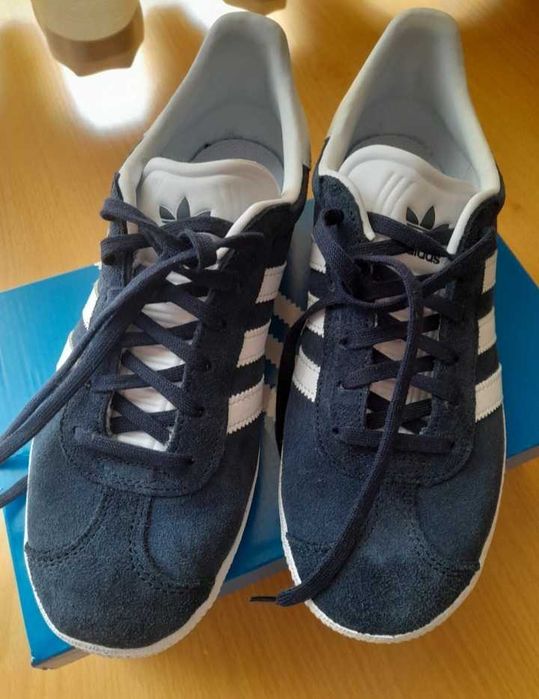Adidas gazelle azul marinho novas c/ etiqueta