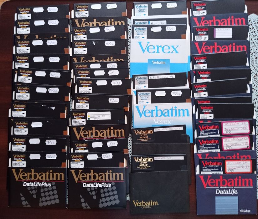 Dyskietki 5,25 cala Verbatim