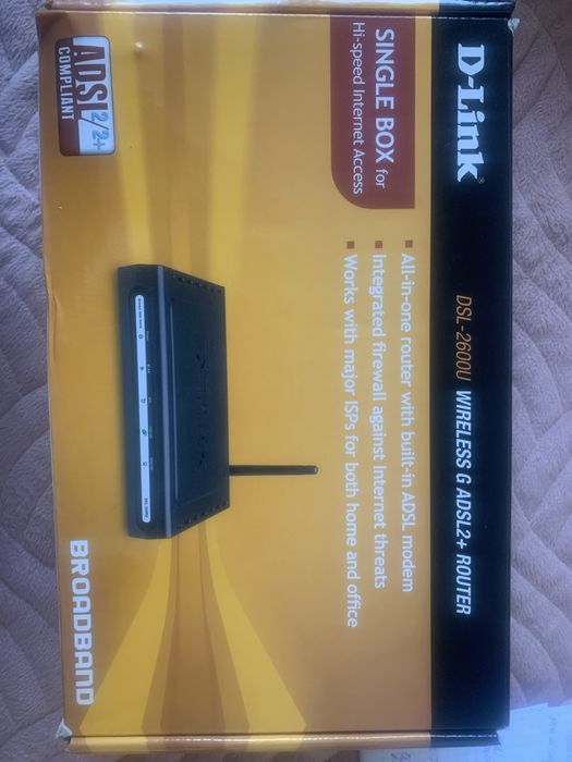 Маршрутизатор D-Link DSL-2600U