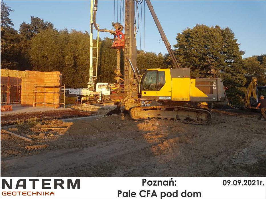 Pale Fundamentowe Wiercone CFA Palowanie Palownica okolice Krakowa