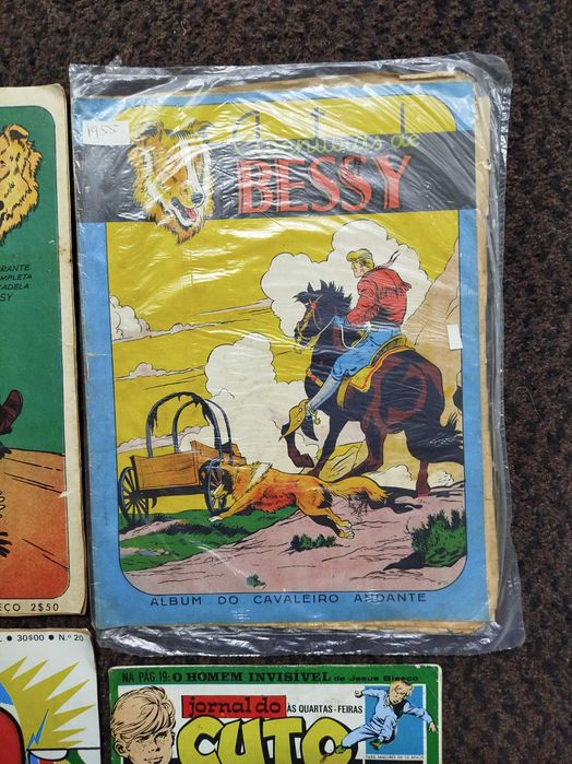 Lote de 4 Revistas de Banda Desenhada antigas
