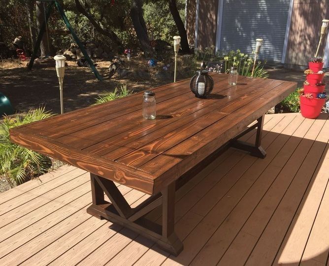 Садові меблі з цільного дерева