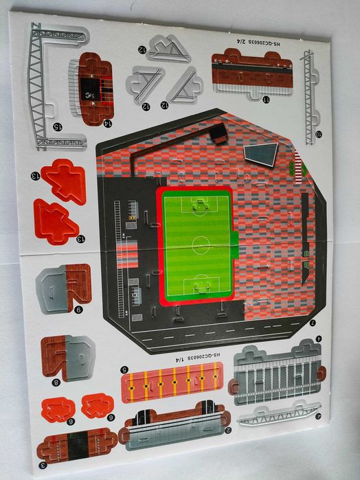 Stadion Anfield puzzle 3D Liverpool prezent