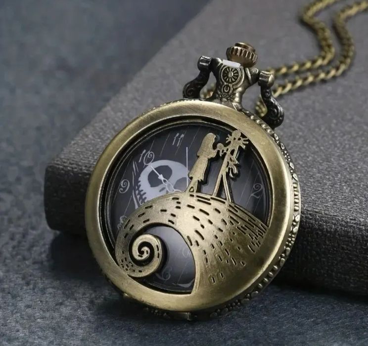 Relógio de bolso Anime Sally Jack Skellington - Ctt Grátis 48 Horas