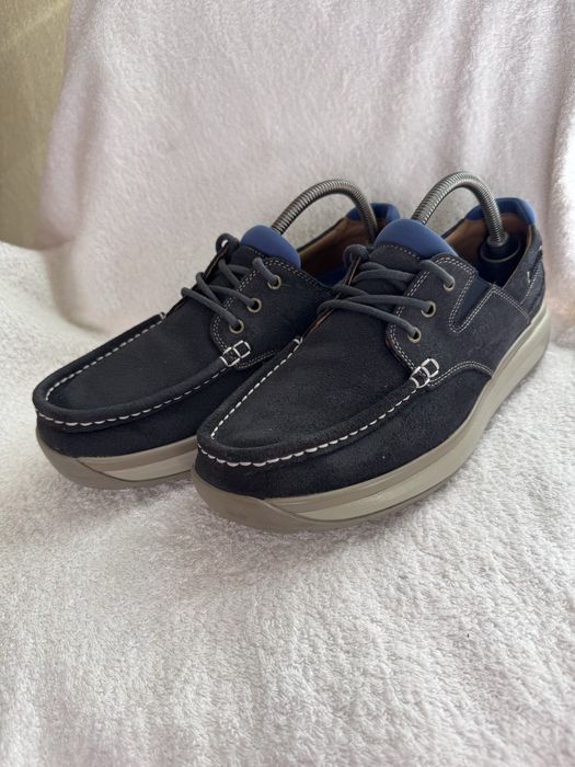 Кеды кроссовки туфли joya 42p синие кожа