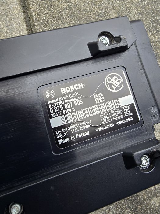 Bateria Akumulator BOSCH CLASSIC 400Wh na bagażnik NOWA 100% spra