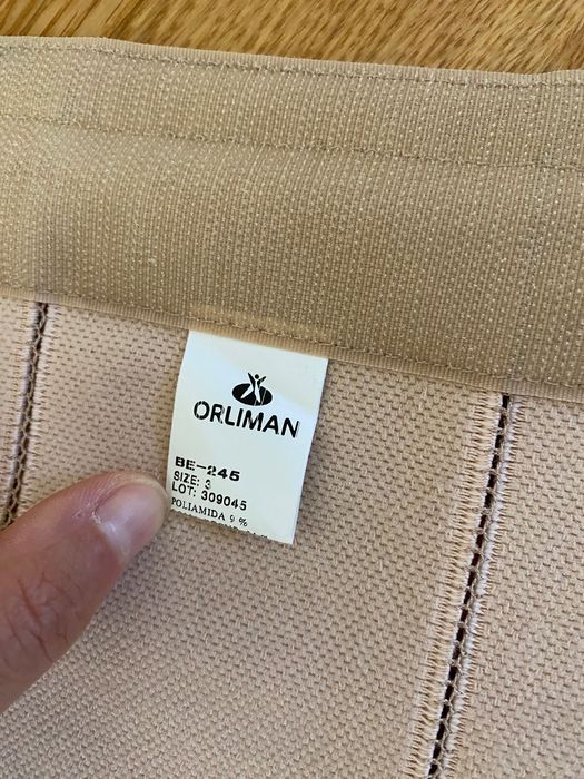 Faixa Elástica ORLIMAN Abdominal 3 Bandas