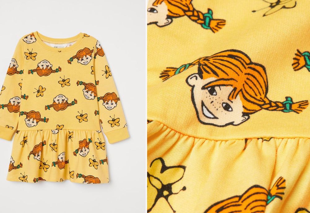 Sukienka dresowa HM  NOWA rozmiar 110/116 PIPPI